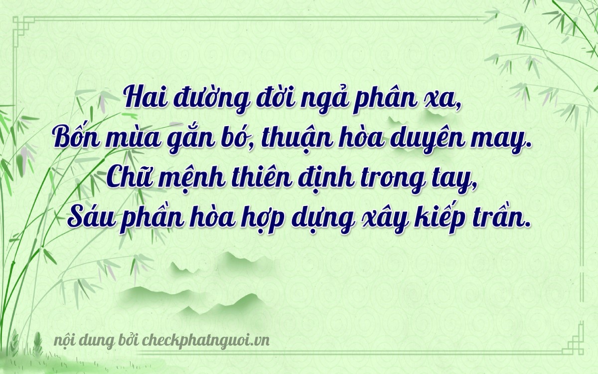 Bài thơ ý nghĩa cho <b>biển số 99C-30462</b> tại website checkphatnguoi.vn