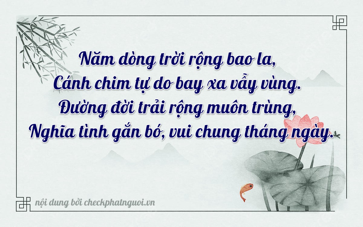 Bài thơ ý nghĩa cho <b>biển số 99D1-52372</b> tại website checkphatnguoi.vn