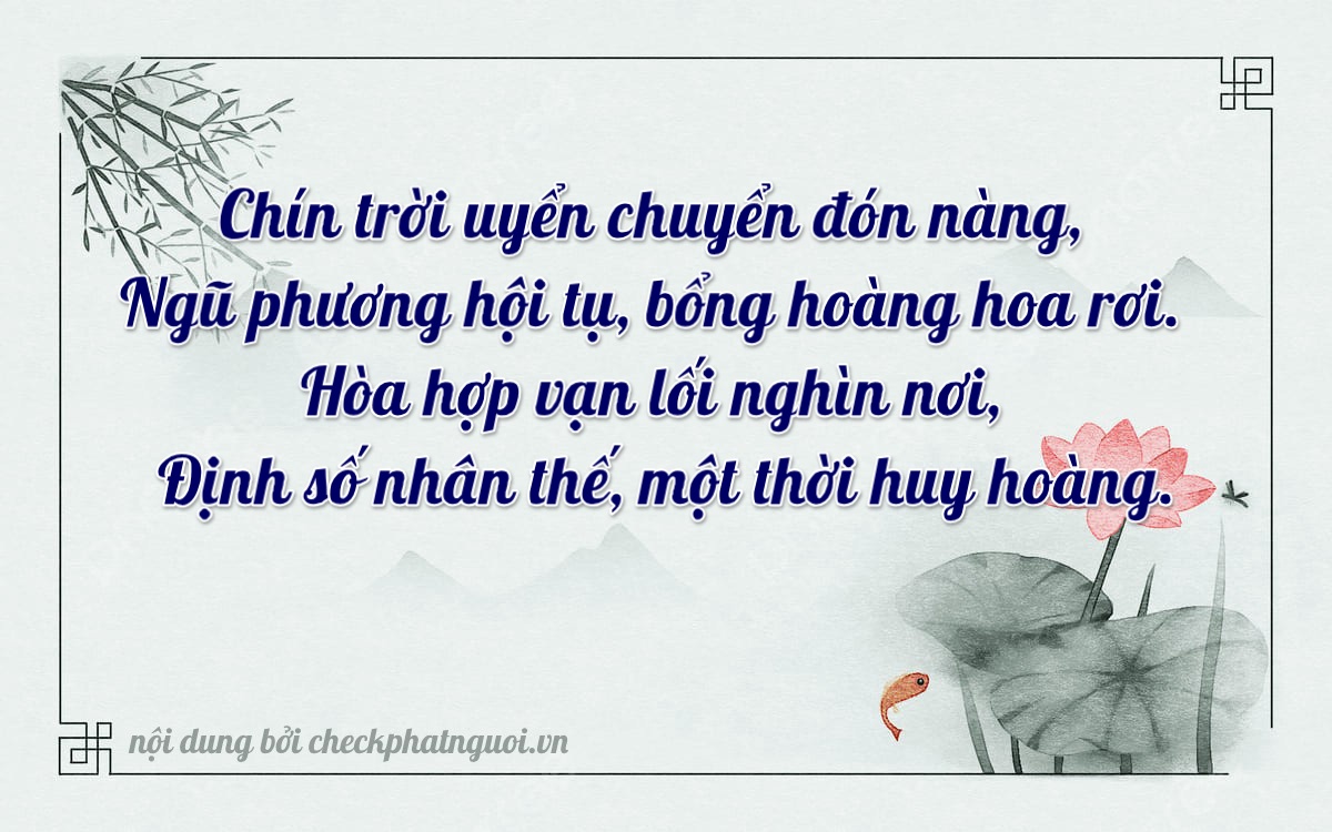 Bài thơ ý nghĩa cho <b>biển số 99E-99999</b> tại website checkphatnguoi.vn