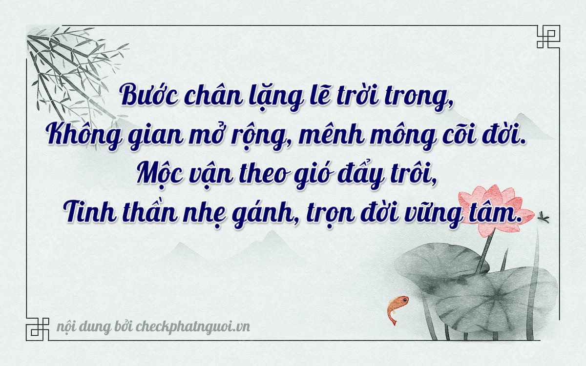 Bài thơ ý nghĩa cho <b>biển số 99G-00022</b> tại website checkphatnguoi.vn