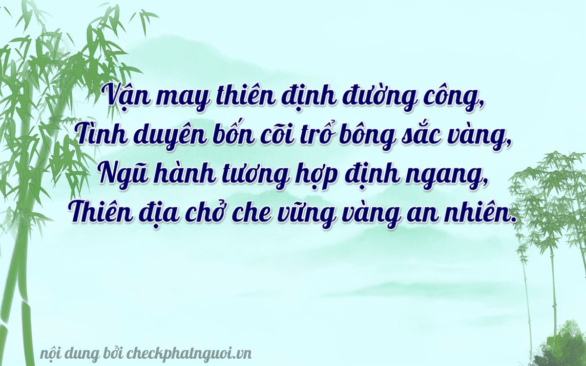 Bài thơ ý nghĩa cho <b>biển số 99LD-02997</b> tại website checkphatnguoi.vn