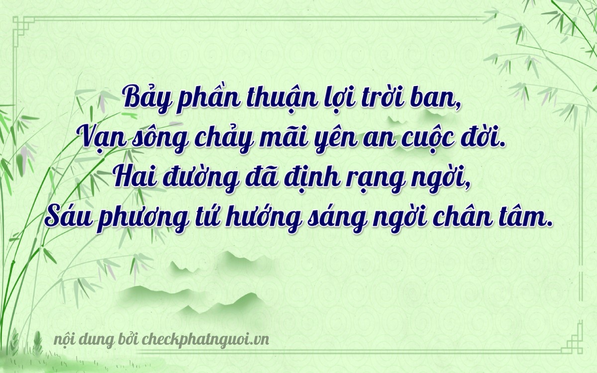Bài thơ ý nghĩa cho <b>biển số AC-79246</b> tại website checkphatnguoi.vn