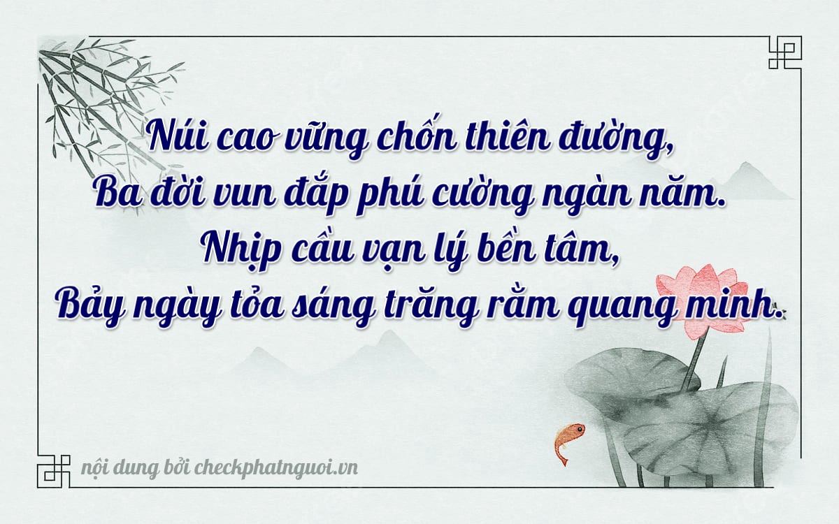 Bài thơ ý nghĩa cho <b>biển số AD-03876</b> tại website checkphatnguoi.vn