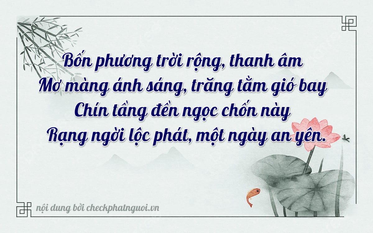 Bài thơ ý nghĩa cho <b>biển số AL-00487</b> tại website checkphatnguoi.vn