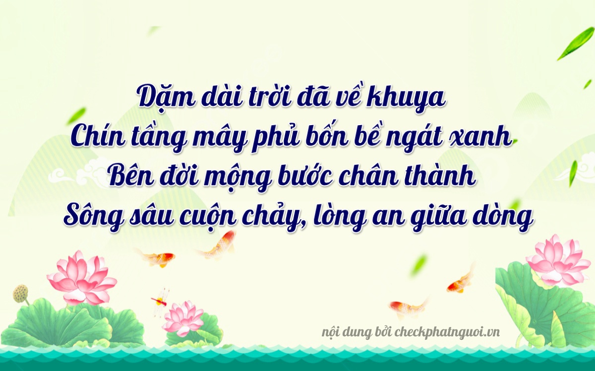 Bài thơ ý nghĩa cho <b>biển số AS-09225</b> tại website checkphatnguoi.vn