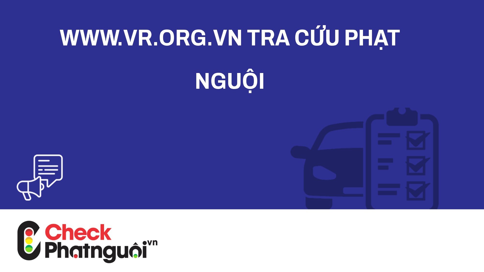 www.vr.org.vn tra cứu phạt nguội | checkphatnguoi.vn
